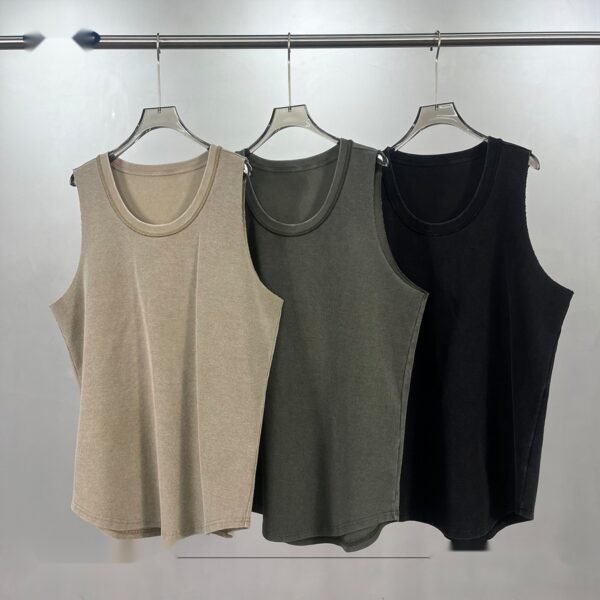 2013-clean.jpg Unisex Vintage Wash Waffle-Knit Tank Top – 2013