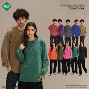 Unisex Vintage Wash Long Sleeve T-Shirt – 2118