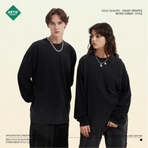 Unisex Vintage Wash Ribbed Long Sleeve T-Shirt – 2152