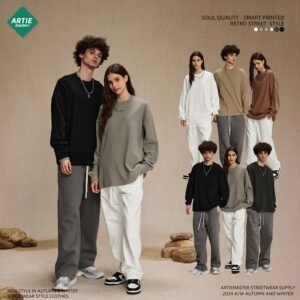 Unisex Heavyweight Waffle-Knit Long Sleeve T-Shirt – 2162