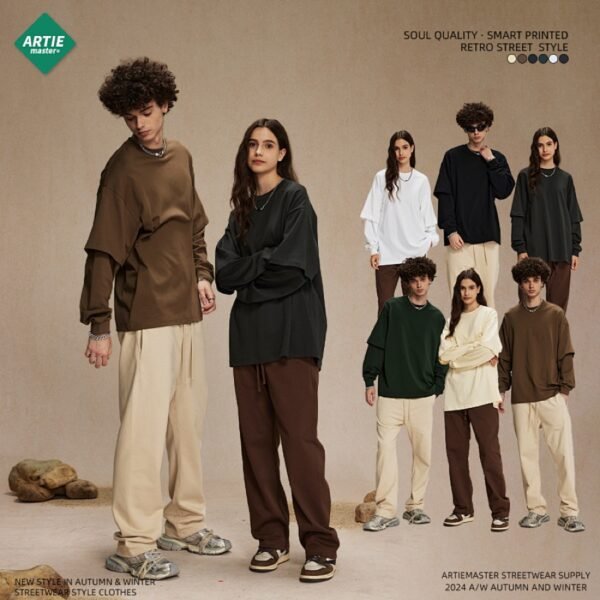 2163 Unisex Heavyweight Long Sleeve T-Shirt – 2163