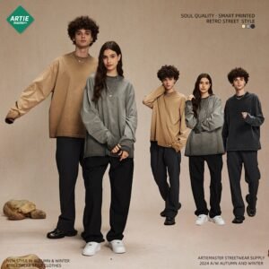Unisex Vintage Wash Long Sleeve T-Shirt – 2166