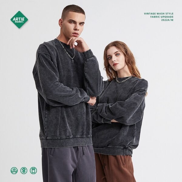 2300 Unisex Oversized Vintage Wash Crewneck Sweatshirt – 2300