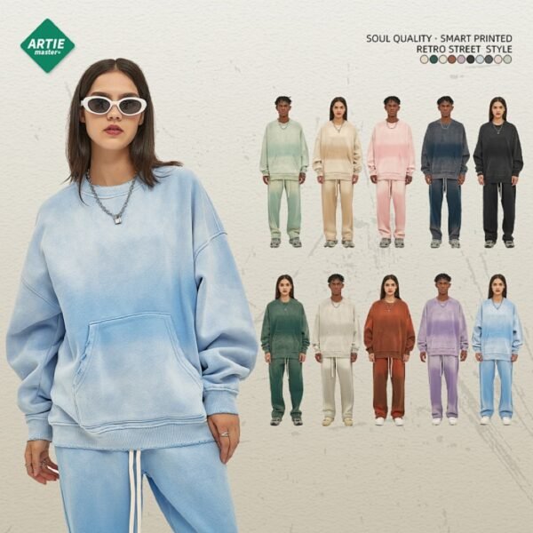 Unisex Heavyweight Vintage Wash Crewneck Sweatshirt – 2320