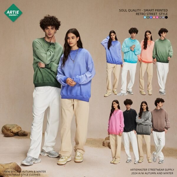 2323 Unisex Heavyweight Vintage Wash Crewneck Sweatshirt – 2323