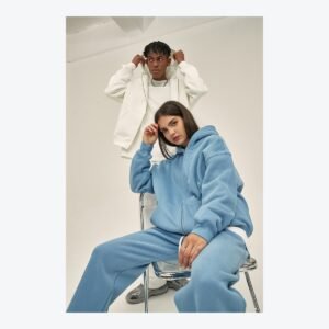 2519-deep-clean.jpg Unisex Oversized Heavyweight Zip-Detail Wide-Leg Pants – 2519