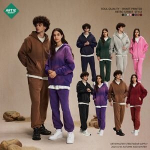2666 Unisex Heavyweight Vintage Wash Zip-Detail Wide-Leg Pants – 2666