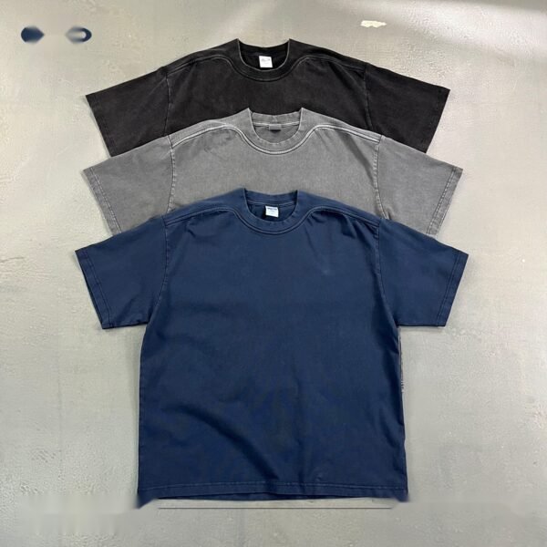 Unisex Vintage Wash Ribbed T-Shirt – 3035