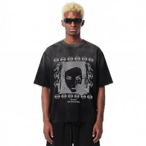3563-clean.jpg Unisex Vintage Wash Waffle-Knit Graphic T-Shirt – 3563