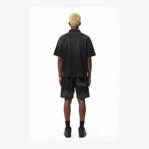 Unisex Vintage Wash Graphic Polo Shirt – 3581