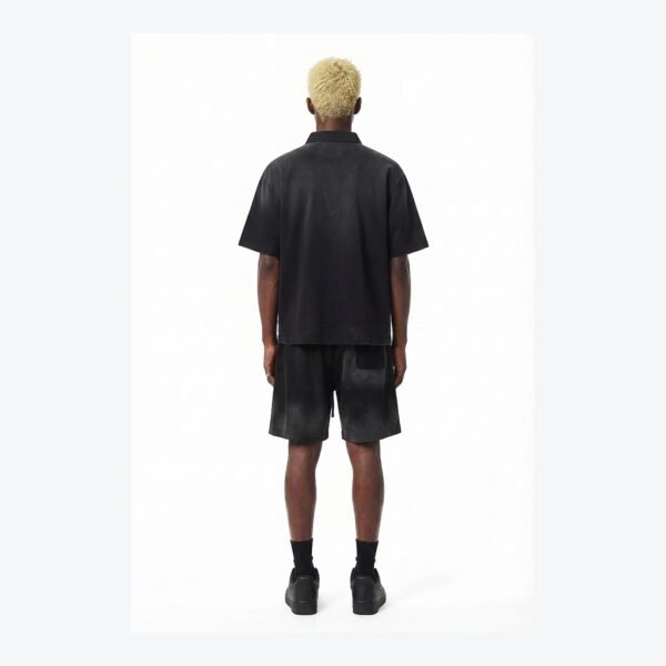 Unisex Vintage Wash Graphic Polo Shirt – 3581