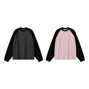 6023-print-free.jpg Unisex Oversized Waffle-Knit Long Sleeve T-Shirt – 6023