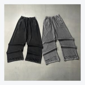 7207-deep-clean.jpg Unisex Vintage Wash Wide-Leg Pants – 7207