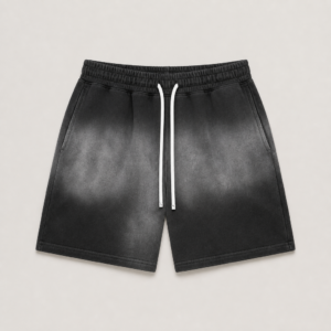 7651-clean.png Unisex Heavyweight Vintage Wash Casual Shorts – 7651