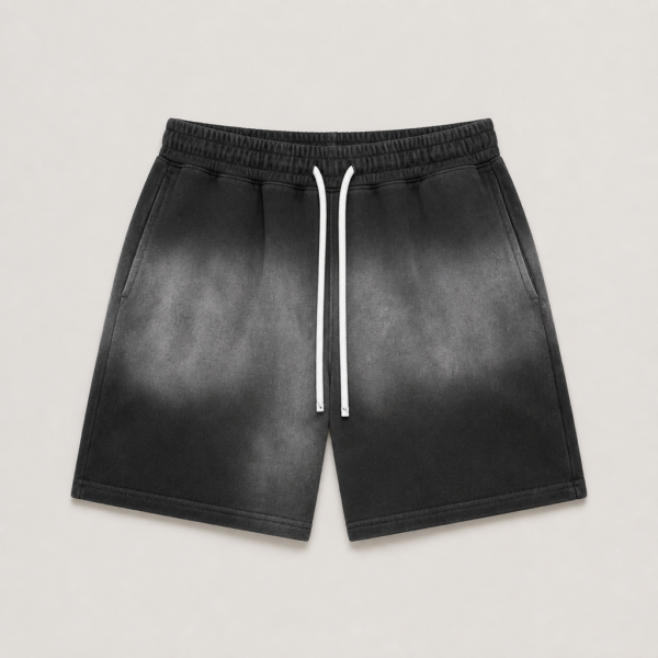 7651-clean.png Unisex Heavyweight Vintage Wash Casual Shorts – 7651