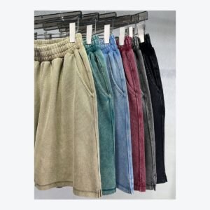7685-deep-clean.jpg Unisex Heavyweight Vintage Wash Casual Shorts – 7685