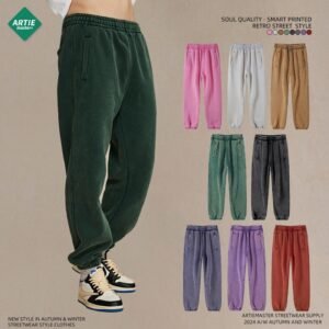 7763 Unisex Heavyweight Vintage Wash Wide-Leg Pants – 7763