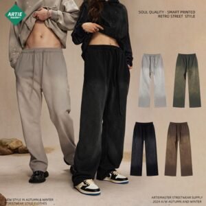 7770 Unisex Heavyweight Vintage Wash Wide-Leg Pants – 7770