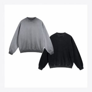 Unisex Heavyweight Vintage Wash Graphic Crewneck Sweatshirt – 8828