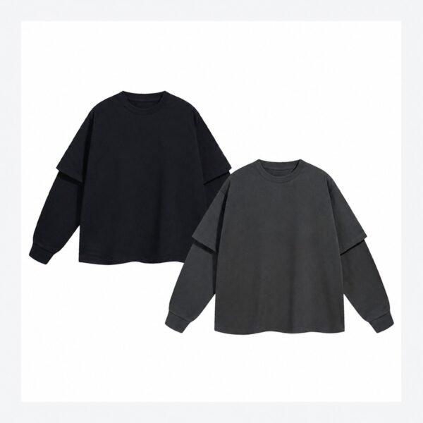 Unisex Graphic Long Sleeve T-Shirt – 8833