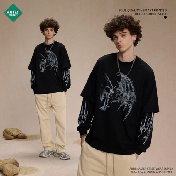 8859 Unisex Graphic Long Sleeve T-Shirt – 8859