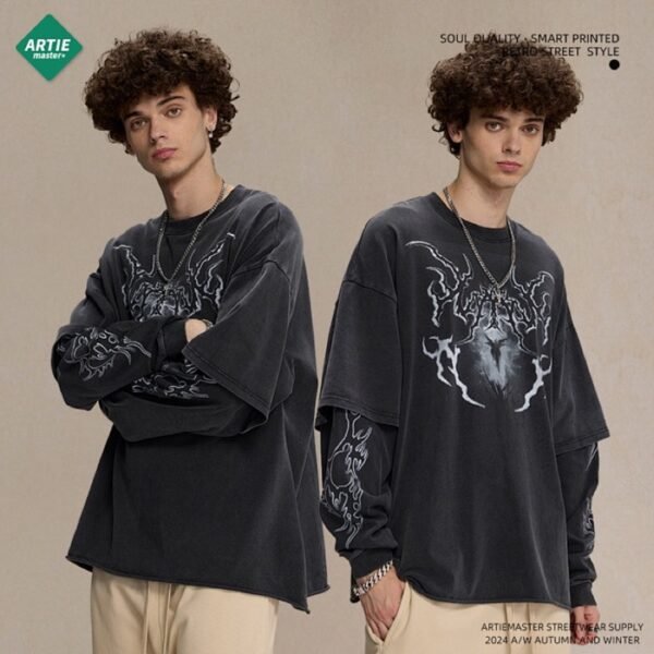8867 Unisex Graphic Long Sleeve T-Shirt – 8867