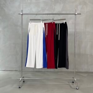 9045 Unisex Zip-Detail Wide-Leg Pants – 9045