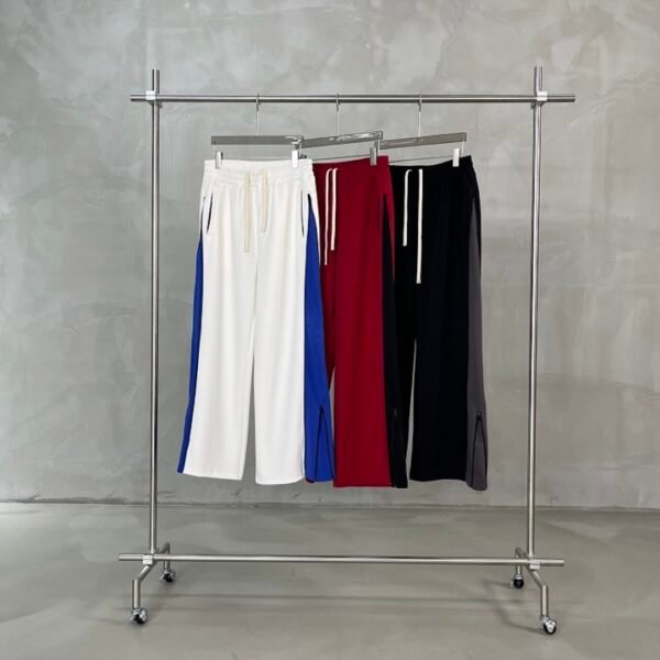 9045 Unisex Zip-Detail Wide-Leg Pants – 9045