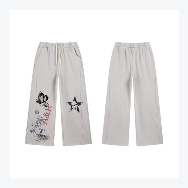 9501-deep-clean.jpg Unisex Vintage Wash Graphic Sweatpants – 9501