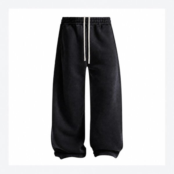 Unisex Vintage Wash Barrel-Leg Pants – 9504