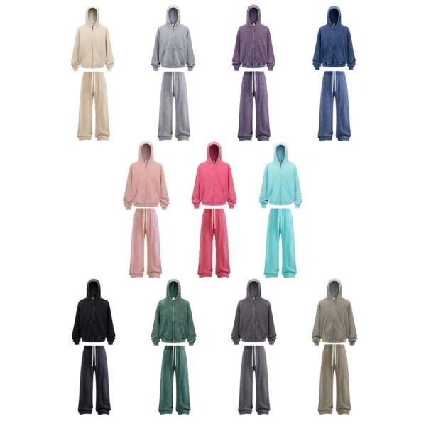 F06-clean.jpg Unisex Vintage Wash Zip-Up Hoodie – F06