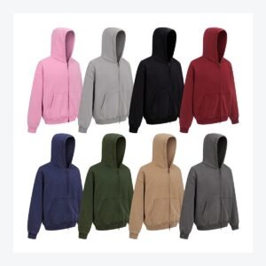 F10-deep-clean.jpg Unisex Boxy Vintage Wash Zip-Up Jacket – F10