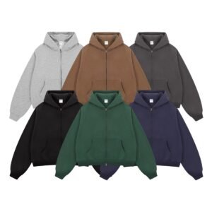 F50-clean.jpg Unisex Boxy Zip-Up Jacket – F50