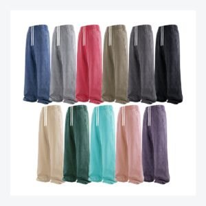 K05-deep-clean.jpg Unisex Vintage Wash Wide-Leg Pants – K05
