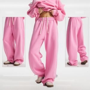 K06-clean.jpg Unisex Vintage Wash Barrel-Leg Pants – K06