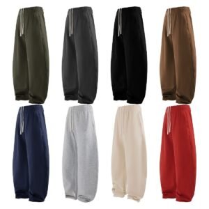 K11-clean.jpg Unisex Barrel-Leg Pants – K11