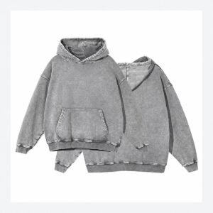 Unisex Vintage Wash Graphic Pullover Hoodie – X03