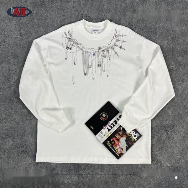 Unisex Heavyweight Graphic Long Sleeve T-Shirt – Y07