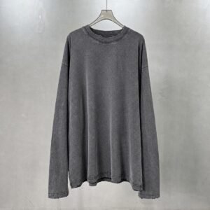 Unisex Vintage Wash Graphic Long Sleeve T-Shirt – Y24