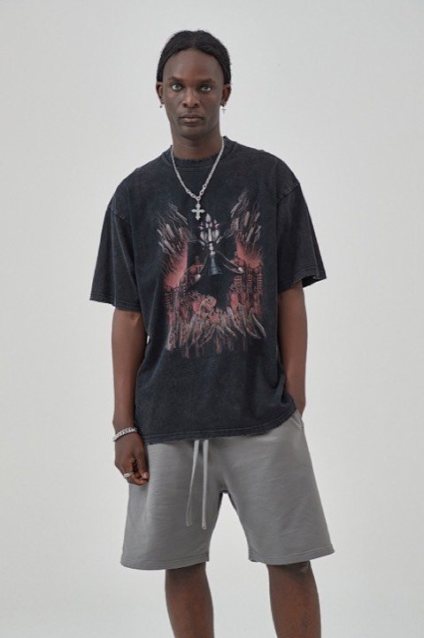 YP126015256 Unisex Vintage Wash Graphic T-Shirt – YP126015256
